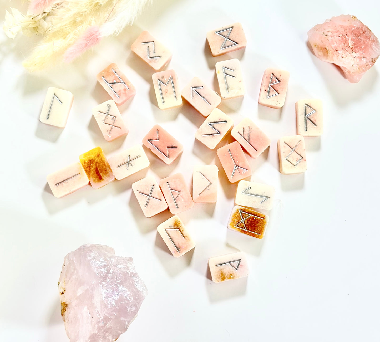 Handmade Custom Resin Rune Set