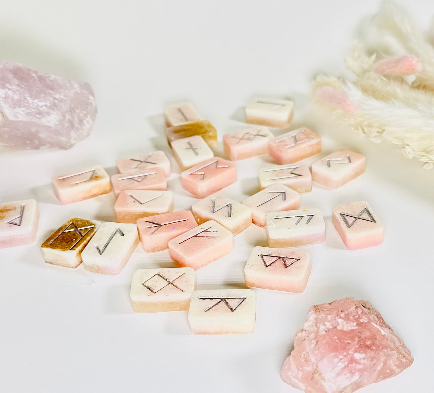 Handmade Custom Resin Rune Set