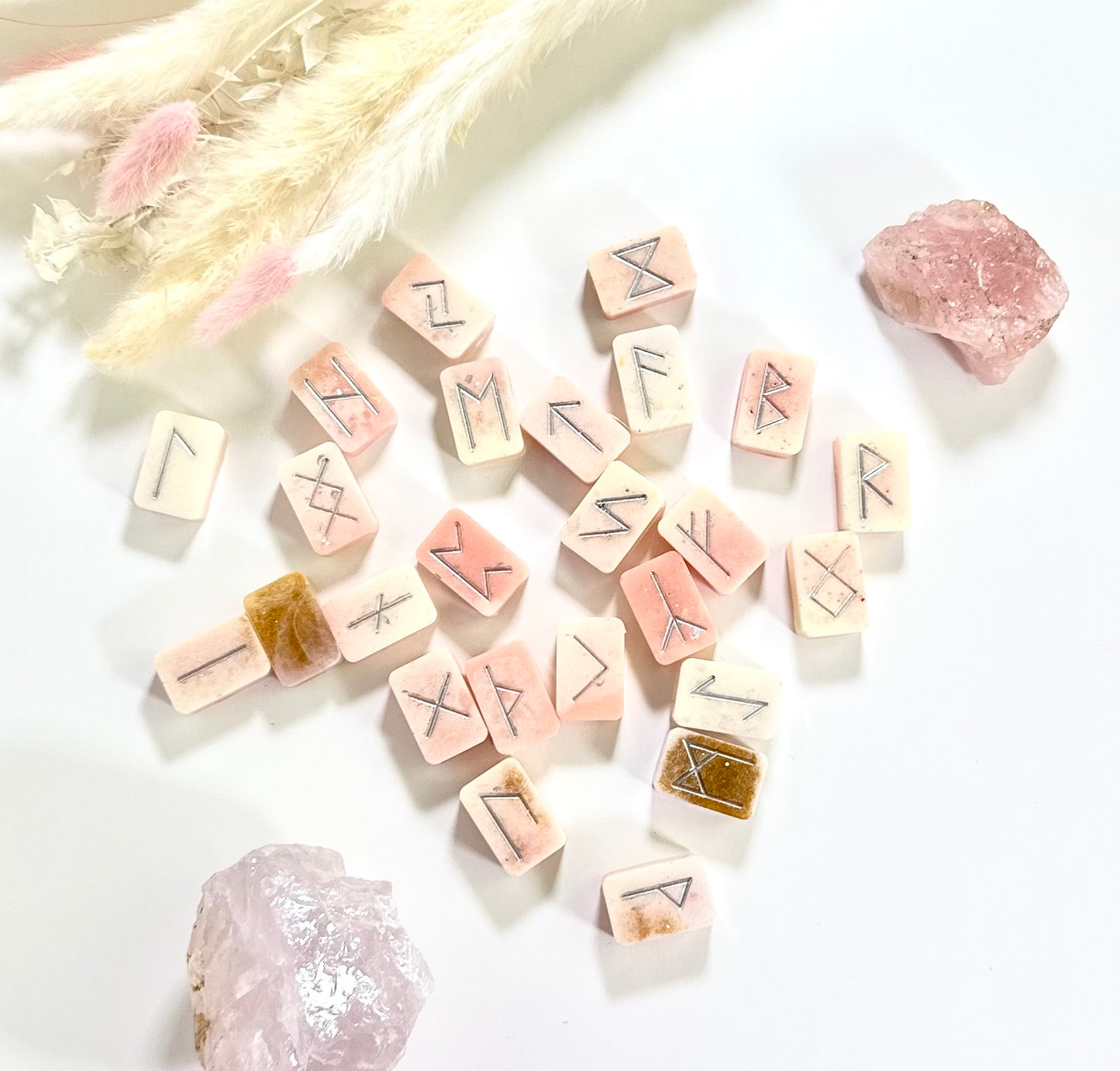 Handmade Custom Resin Rune Set